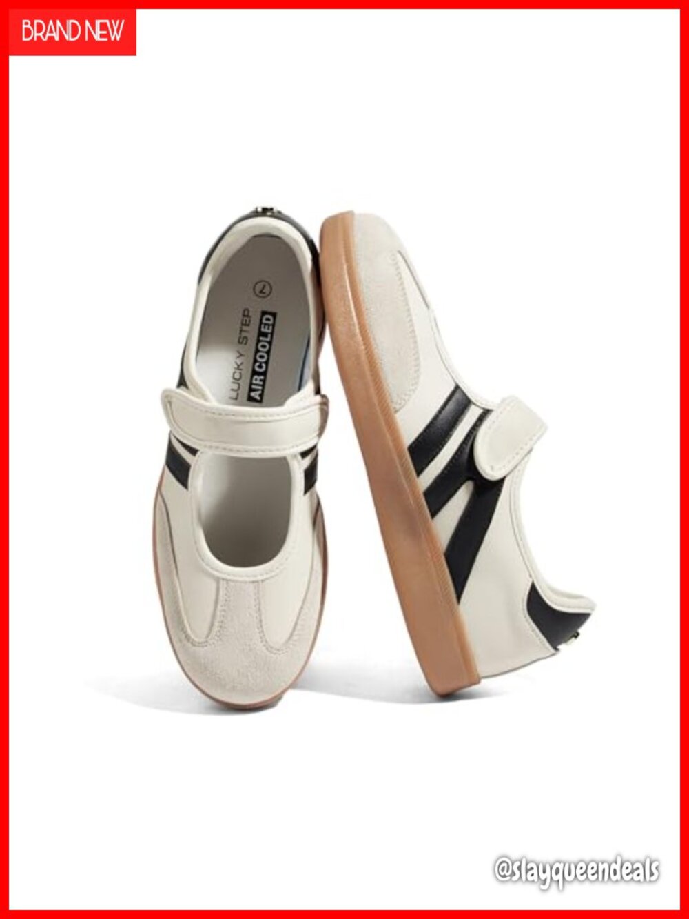 Cow Suede Faux Leather Hook and Loop Women's Sneakers